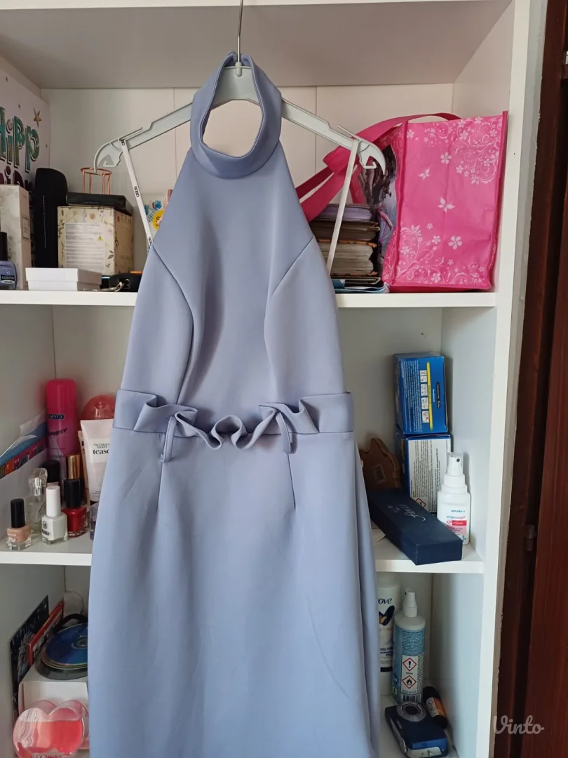 Asos elegantna svecana skuba midi haljina