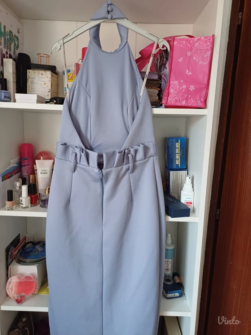 Asos elegantna svecana skuba midi haljina