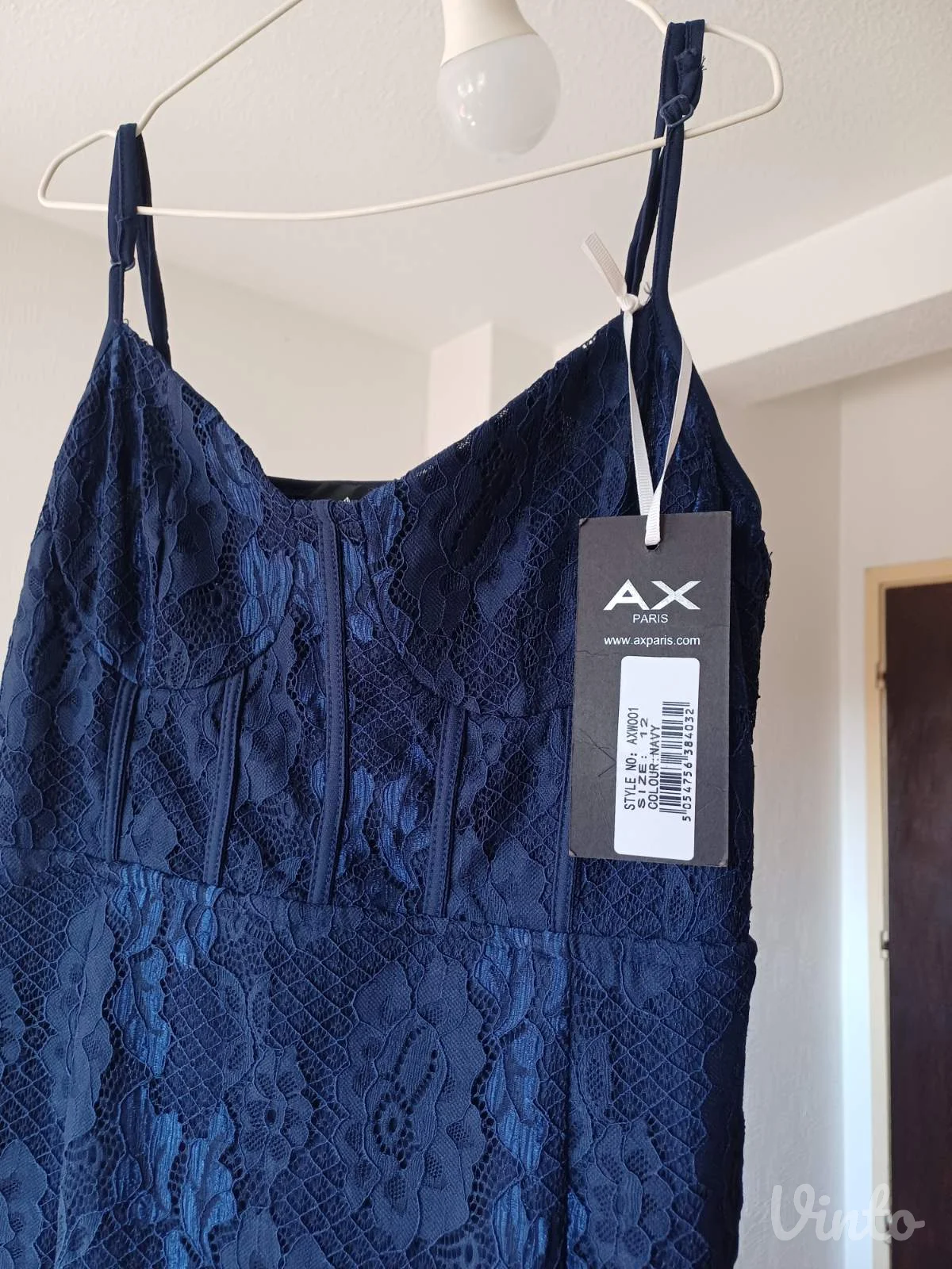 Nova teget elegantna midi svecana haljina Ax Paris
