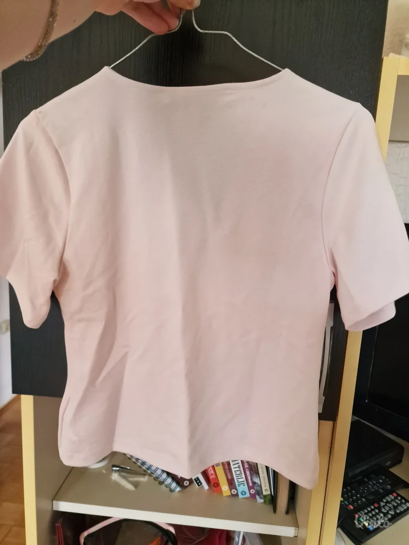 Nova roze bluza kratkih rukava Lager 157