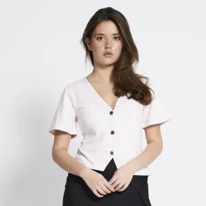 Nova roze bluza kratkih rukava Lager 157