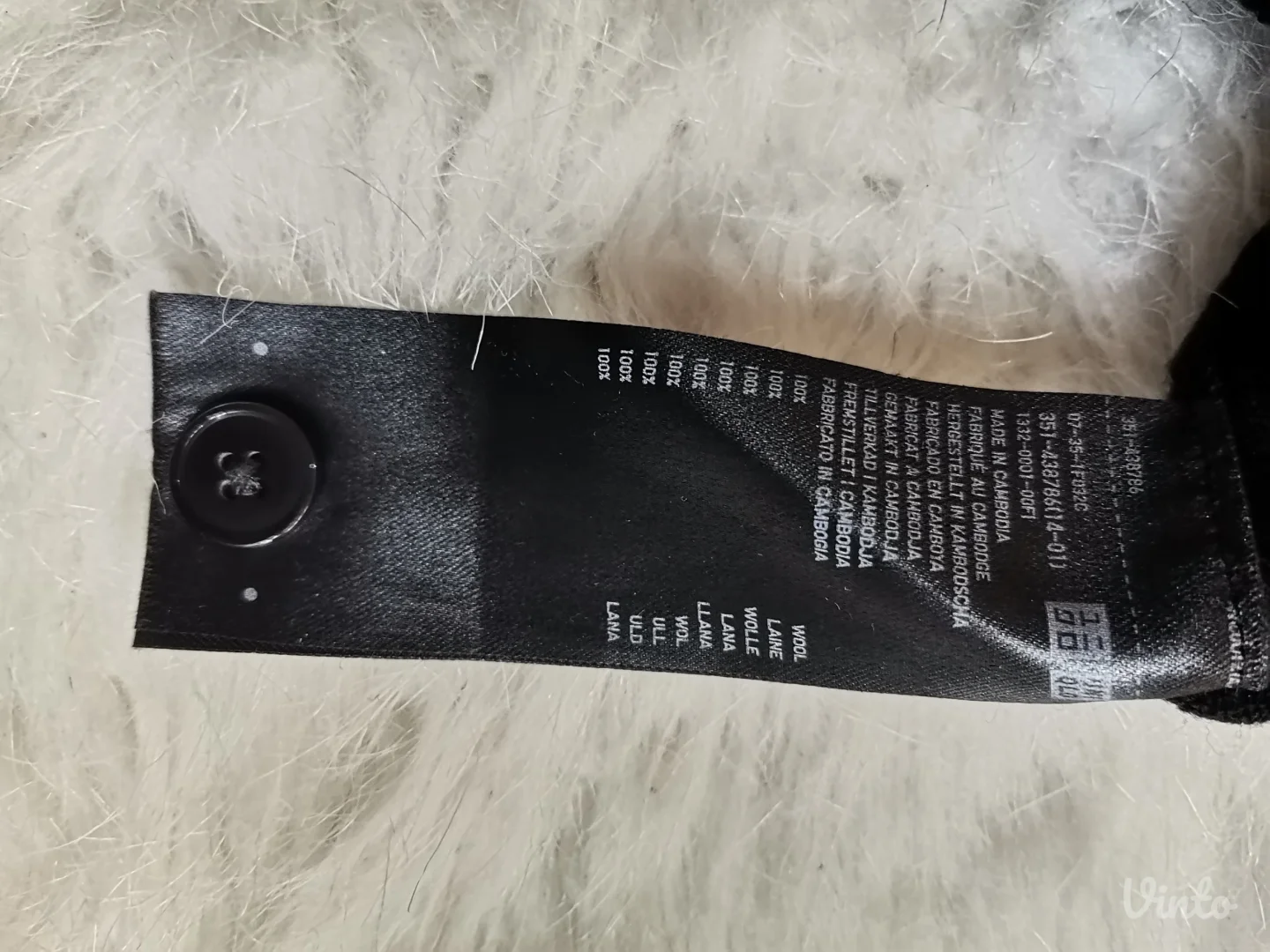 Uniqlo kardigan 100% vuna