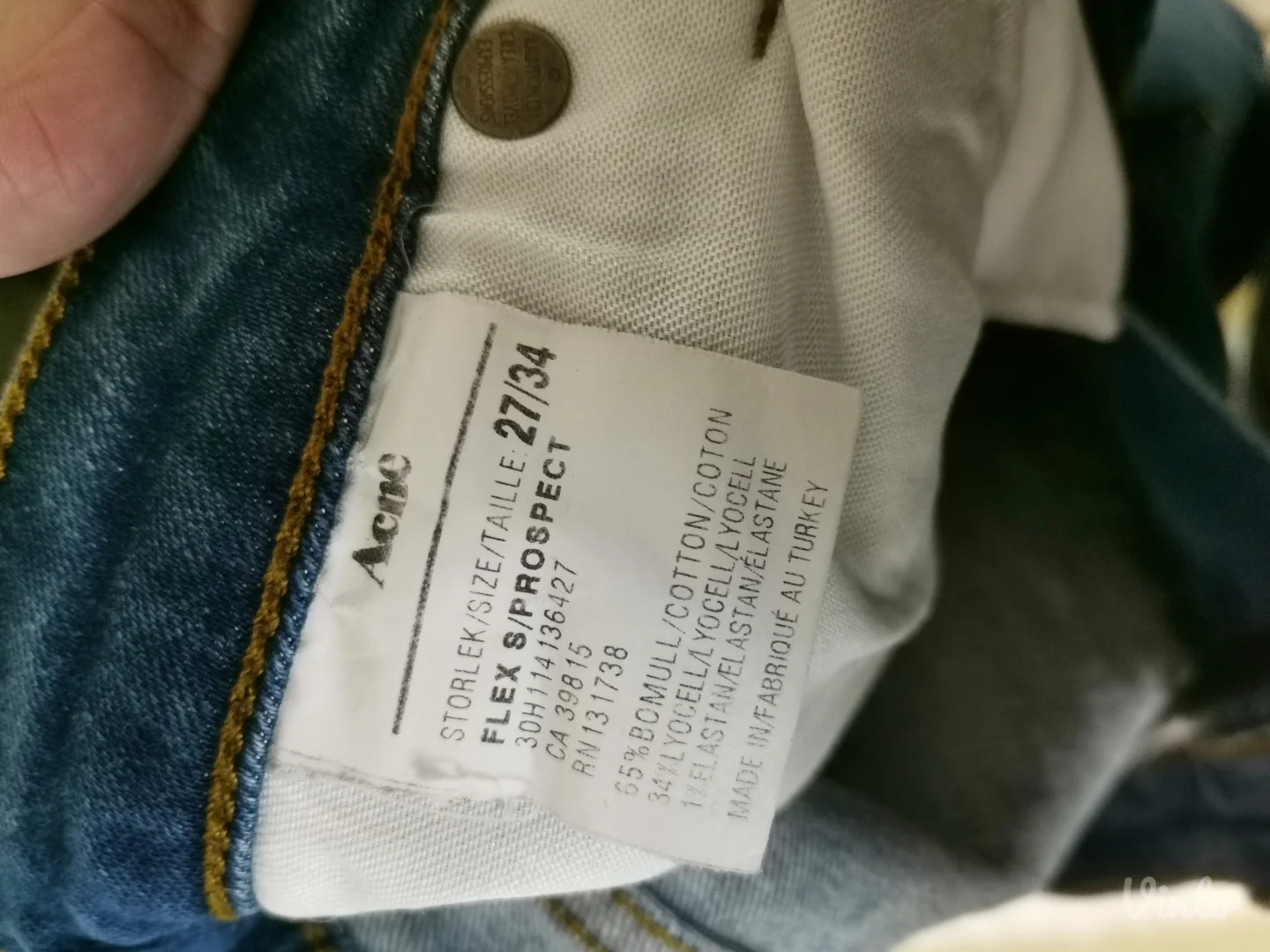 Acne skinny jeans 27/34