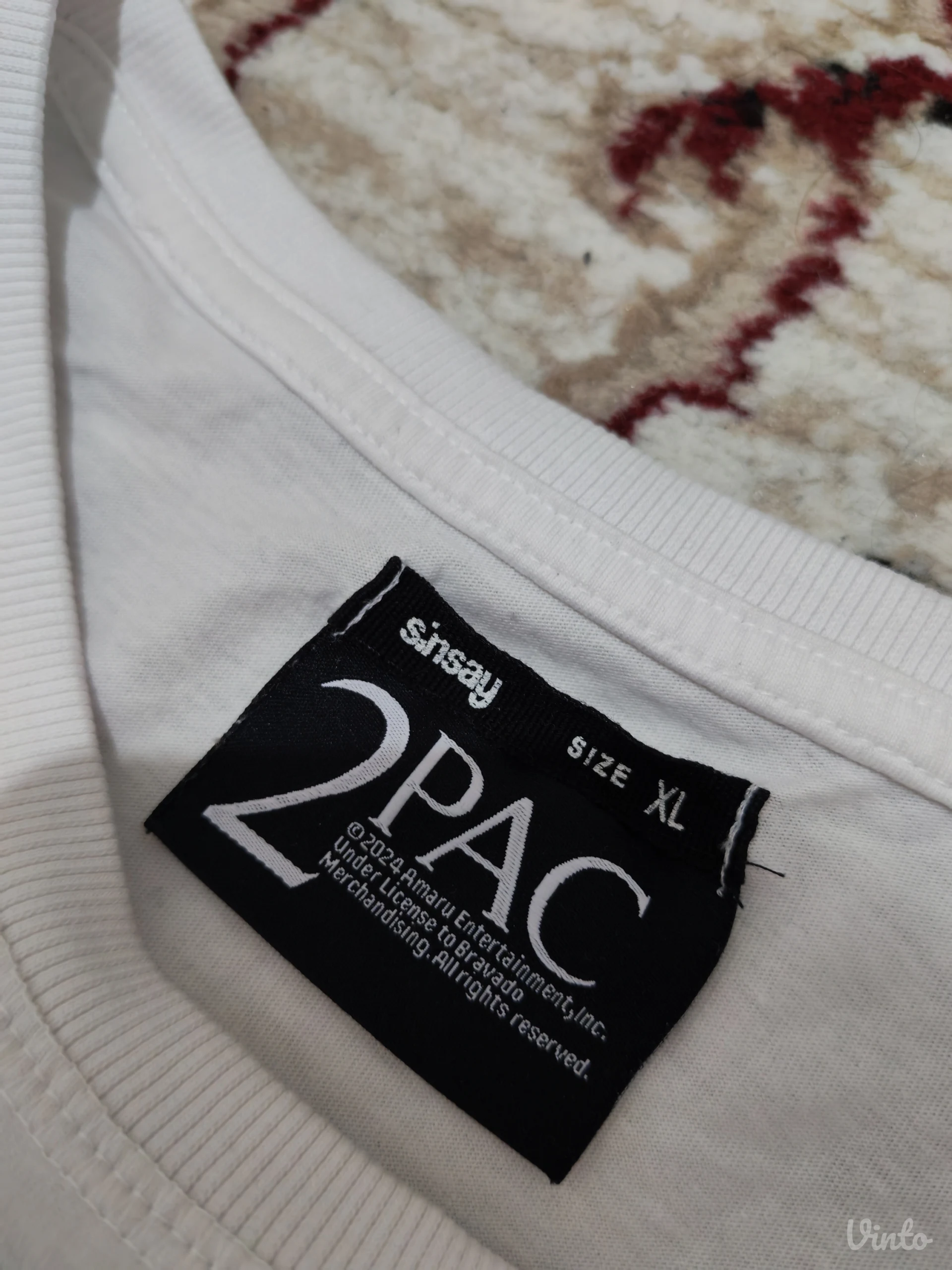 Bela 2Pac majica