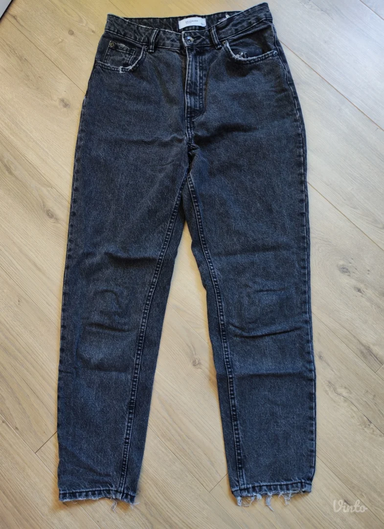 Reserved crne Mom jeans