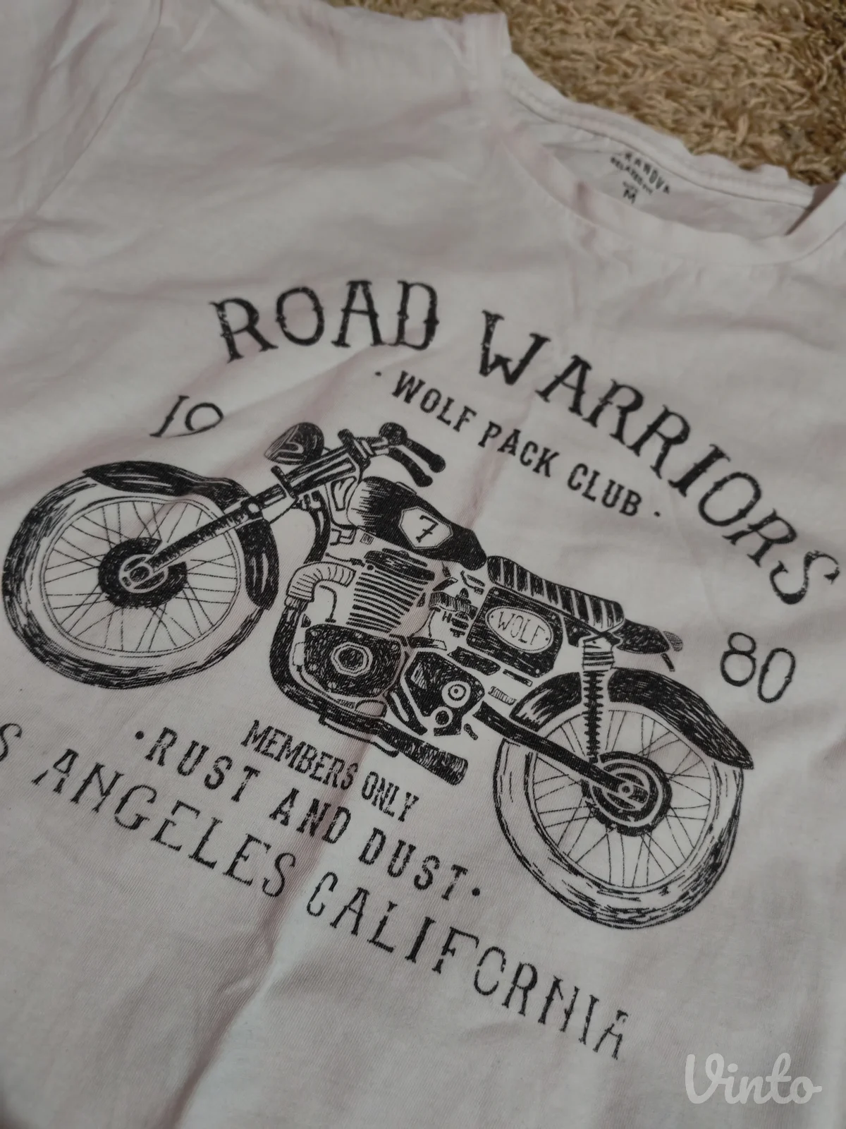 Bela "Road Warriors" majica – Terranova