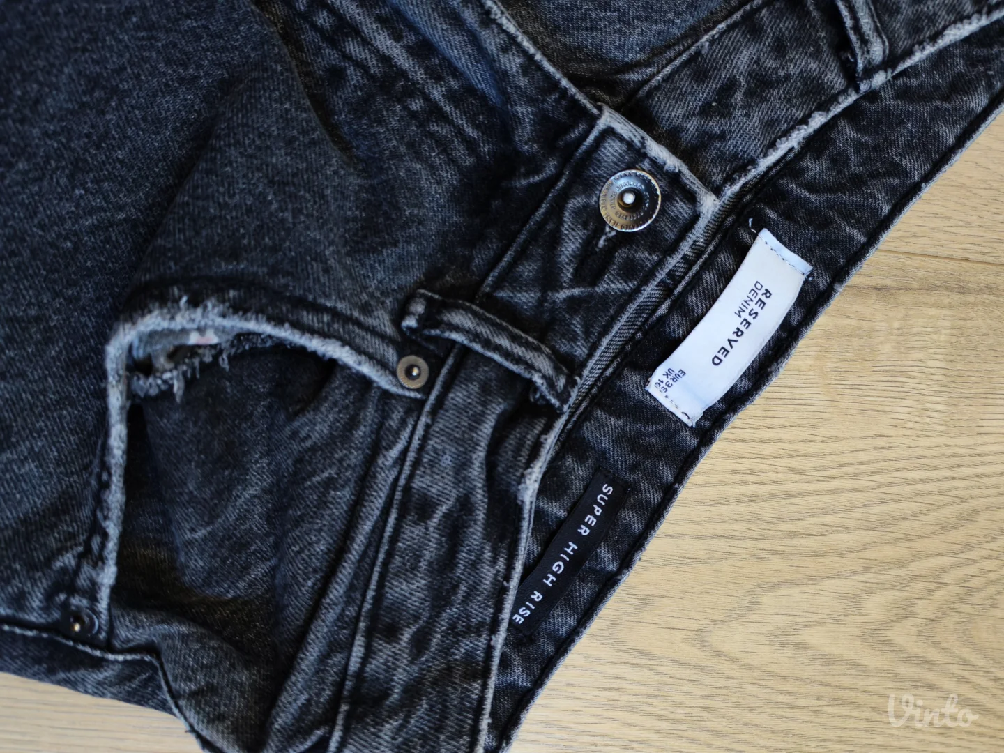 Reserved crne Mom jeans