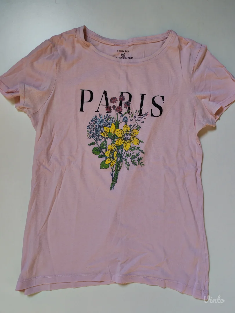 Primark Roze Majica "Paris"
