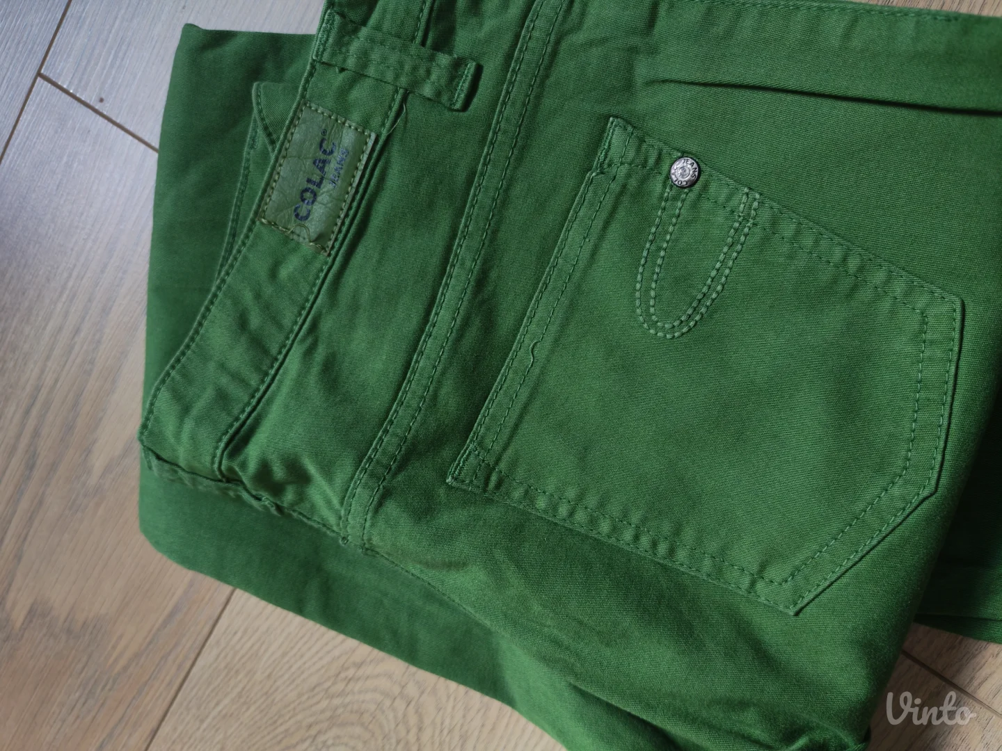 Colac zelene skinny pantalone