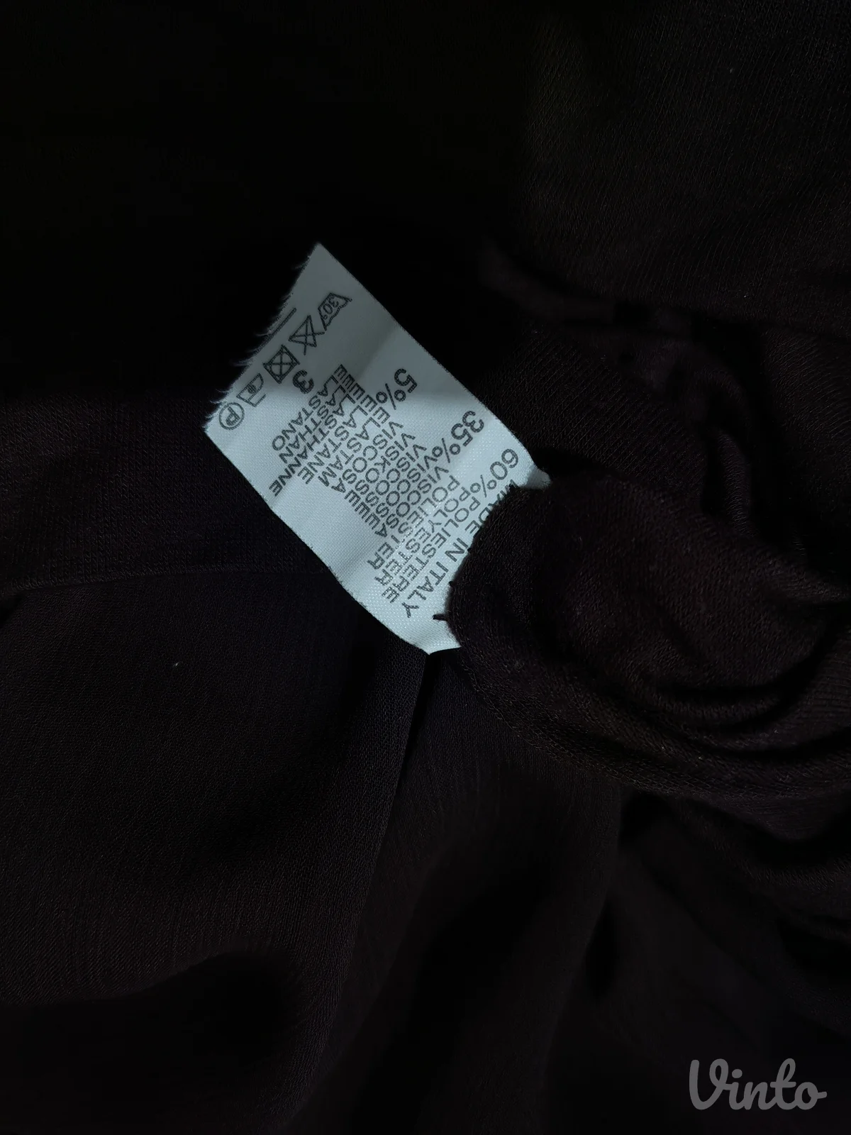 Elegantna tamnobraon bluza od viskoze