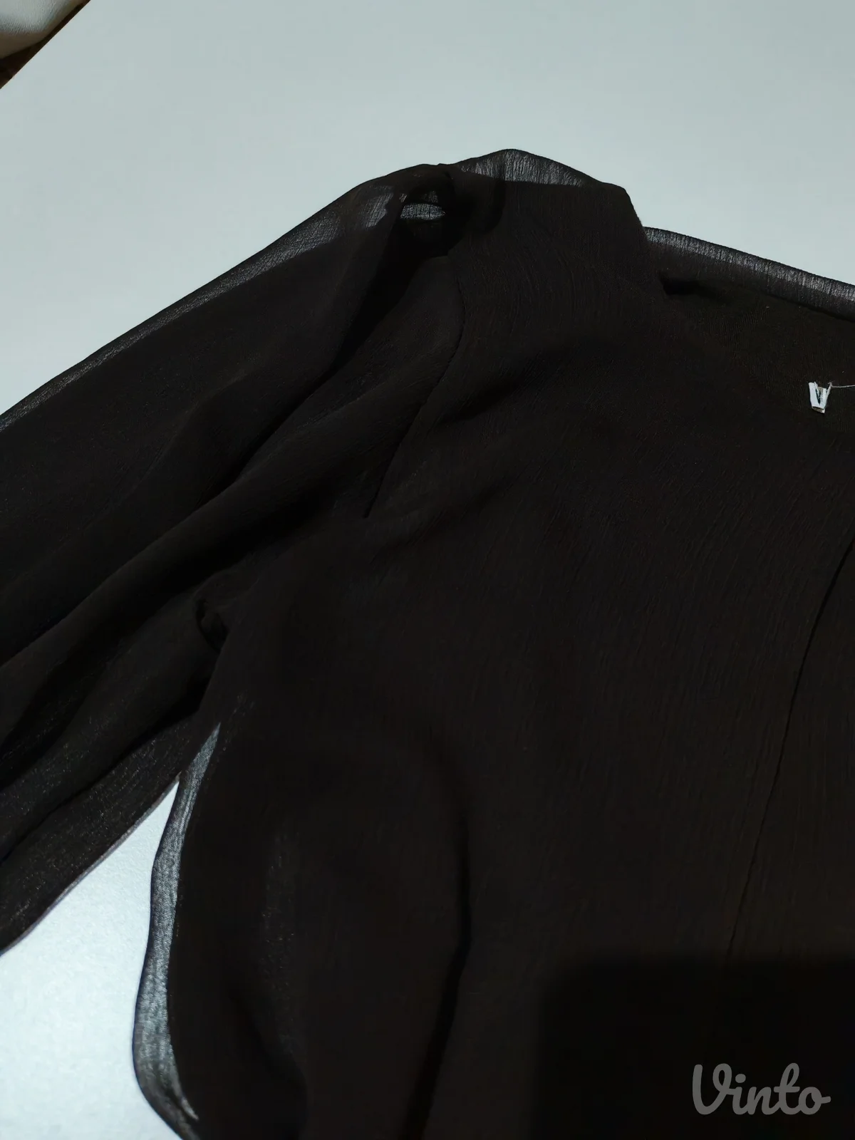 Elegantna tamnobraon bluza od viskoze