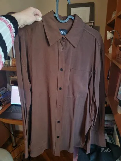 Novo! ZARA cokoladna kosulja