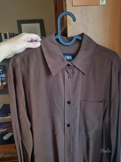 Novo! ZARA cokoladna kosulja