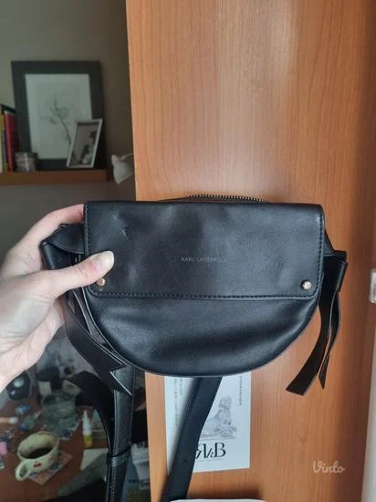 Original KARL LAGERFELD torbica, koža
