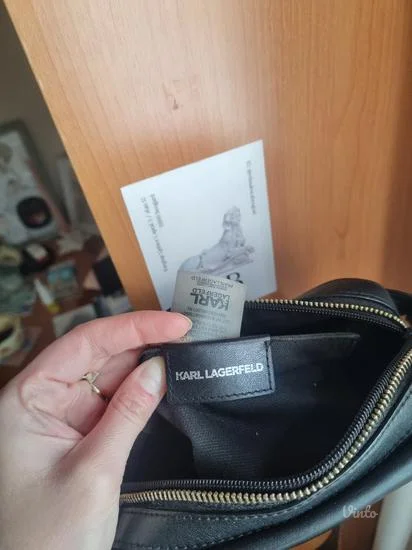 Original KARL LAGERFELD torbica, koža