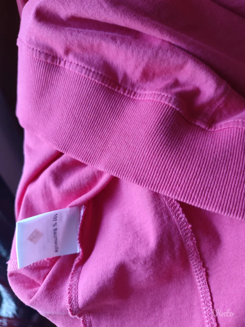 Roza pamucna dukserica