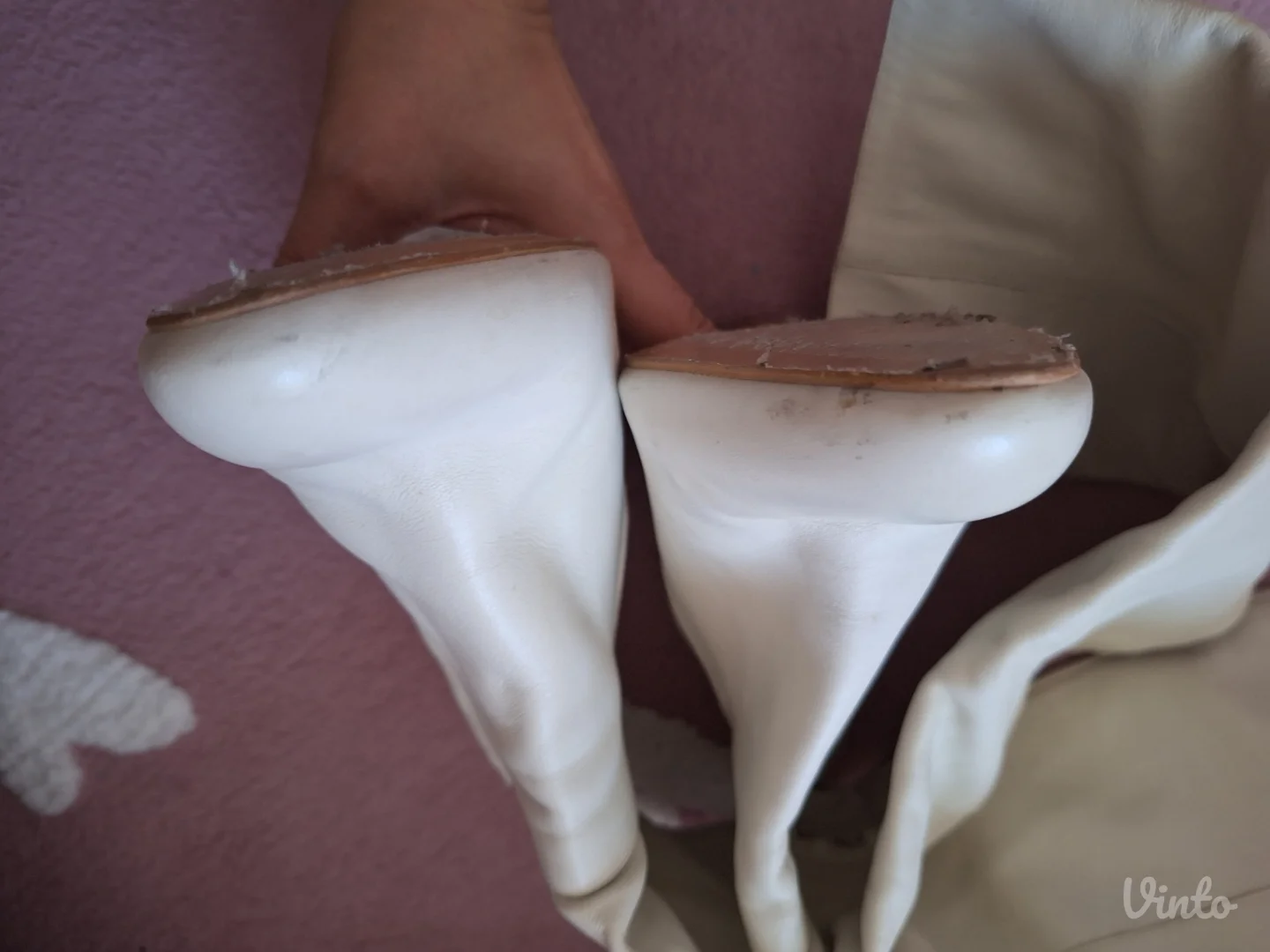 Zara kožne čizme 37