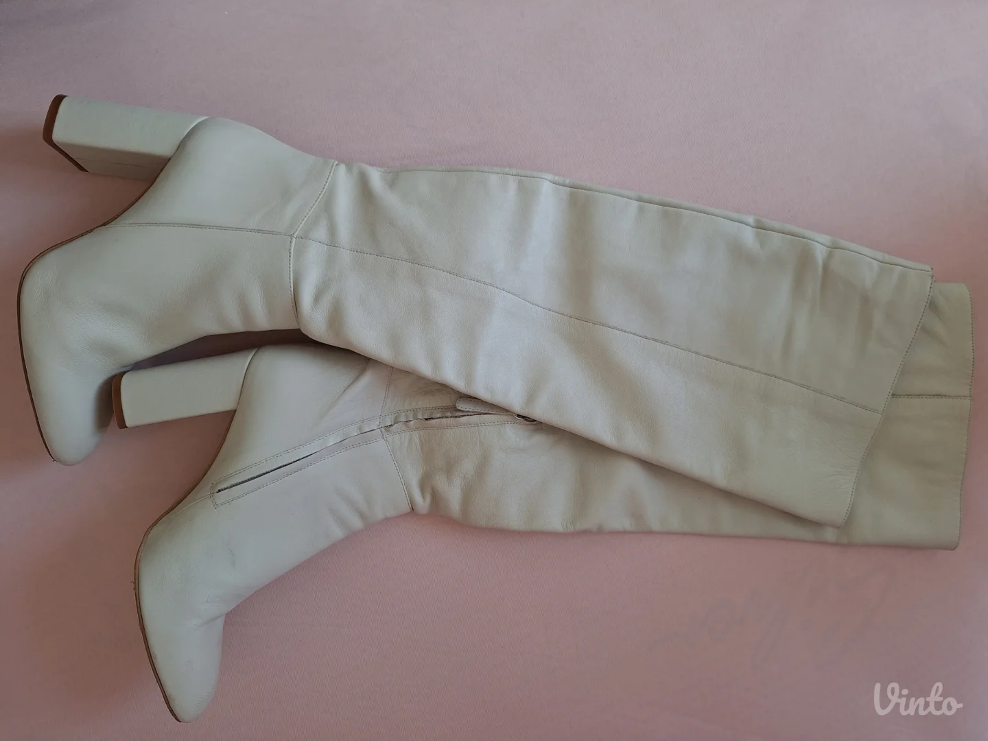 Zara kožne čizme 37