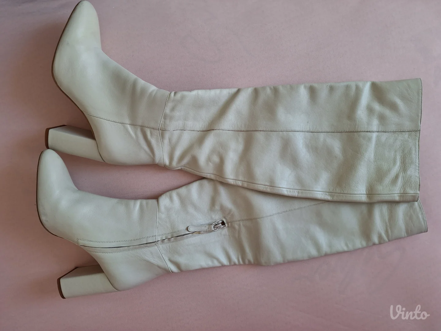 Zara kožne čizme 37