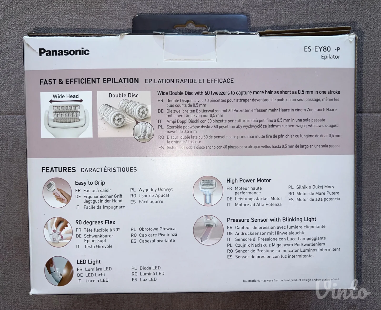 Panasonic ES-EY80 -P Epilator