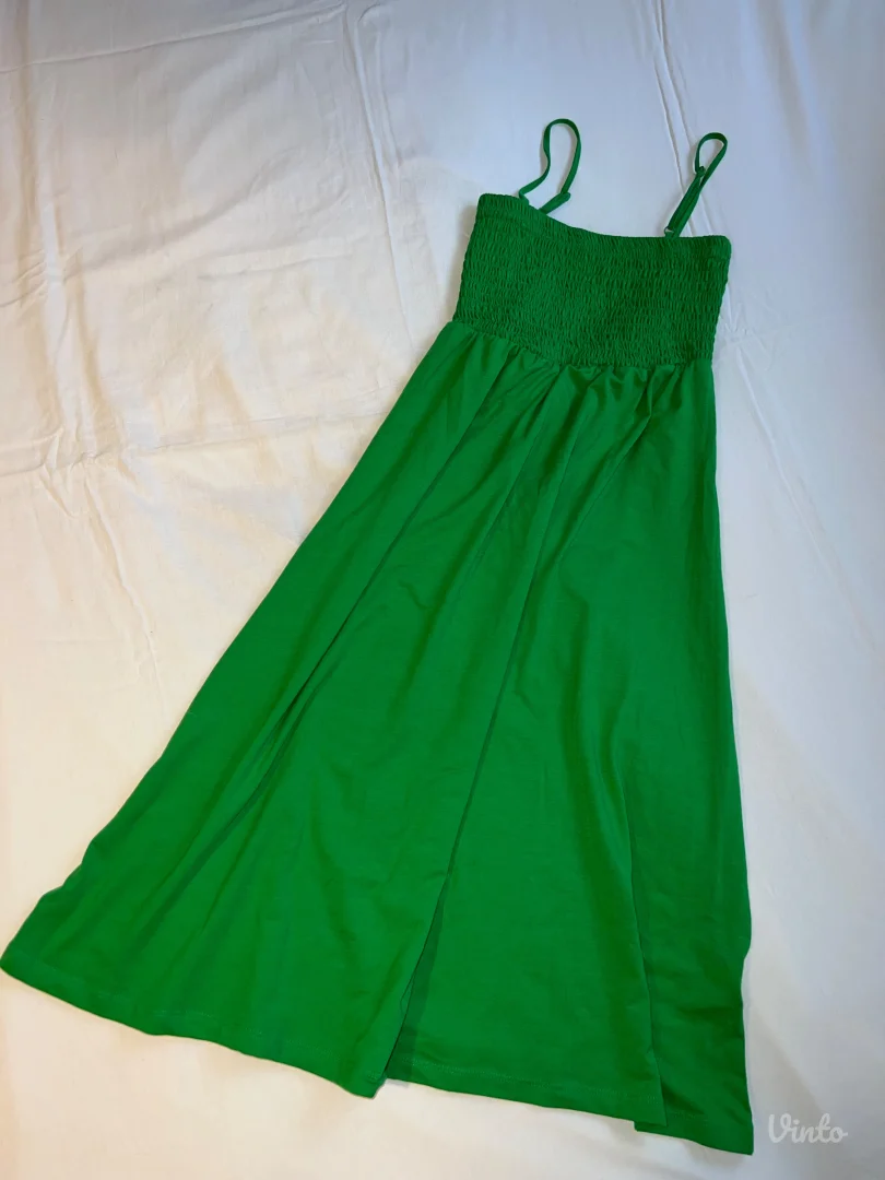 Zelena letnja haljinica