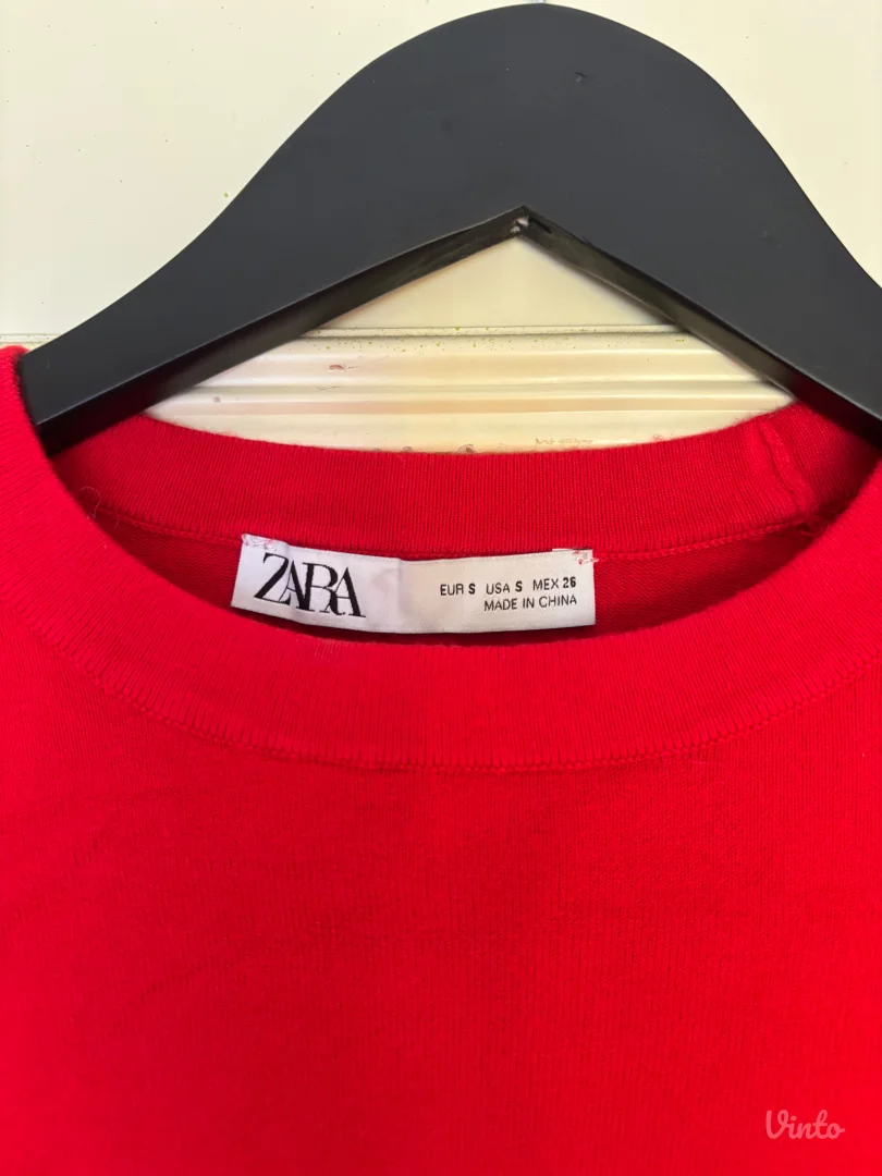 Zara-crveni ženski džemper