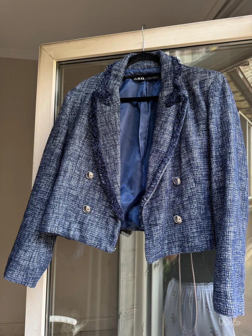 Zara teget sanel jakna