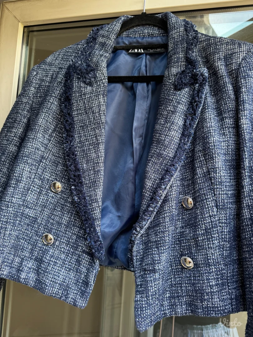 Zara teget sanel jakna