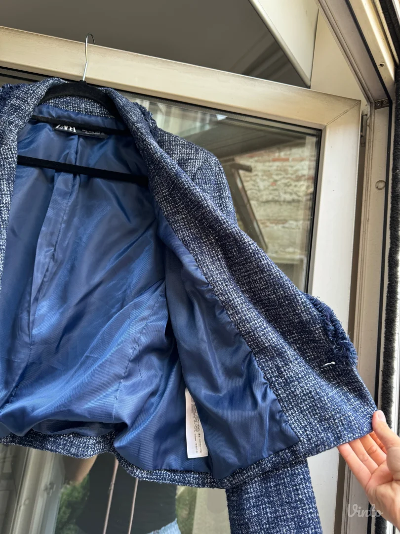 Zara teget sanel jakna