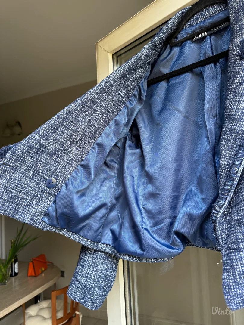 Zara teget sanel jakna