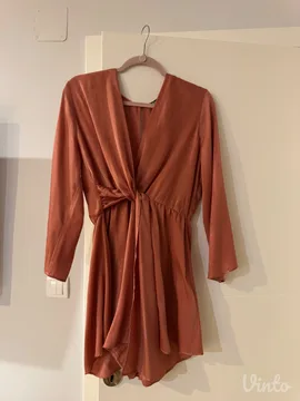 Zara roze kombinezon haljina