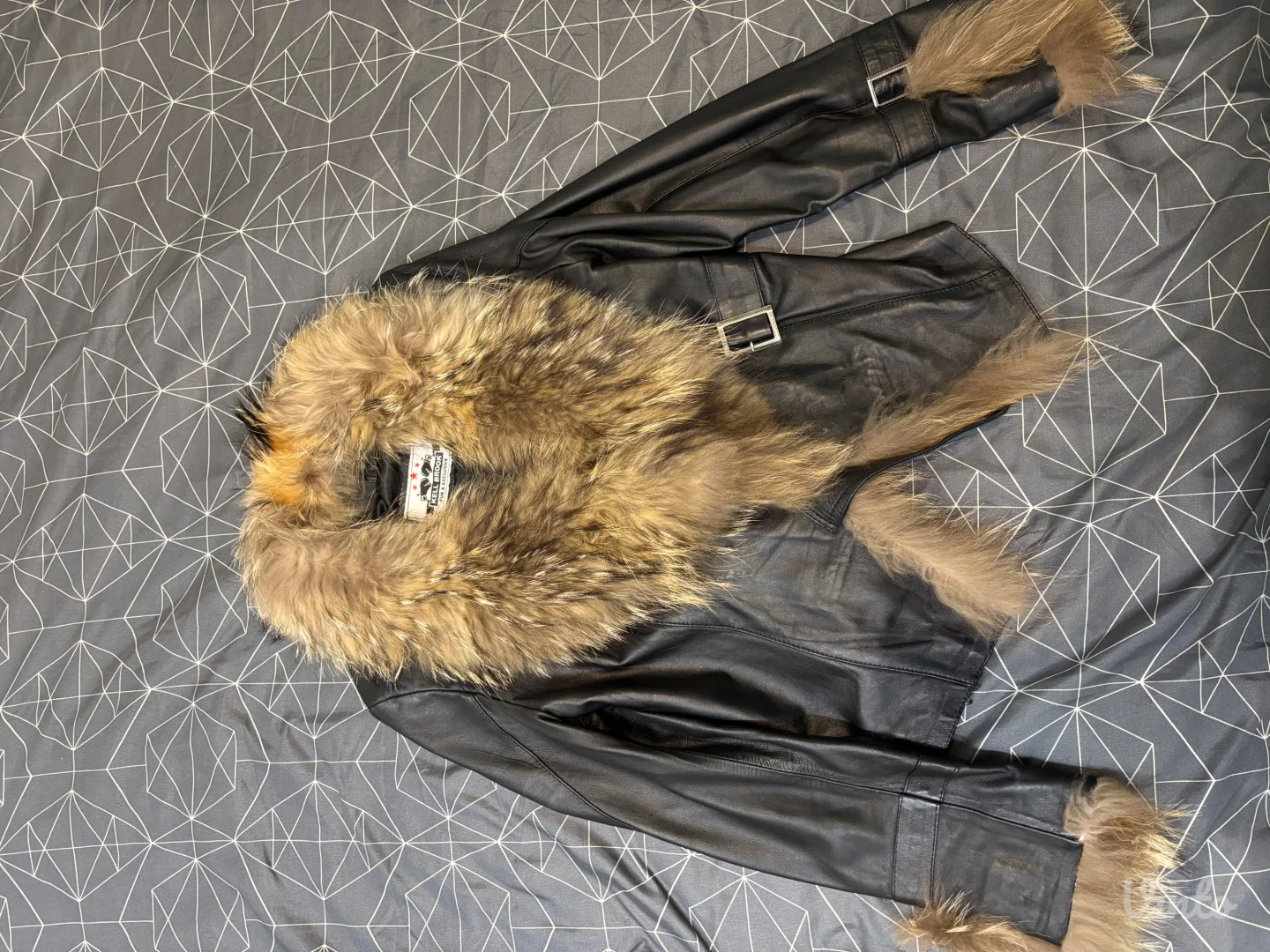 Kožna jakna sa krznom