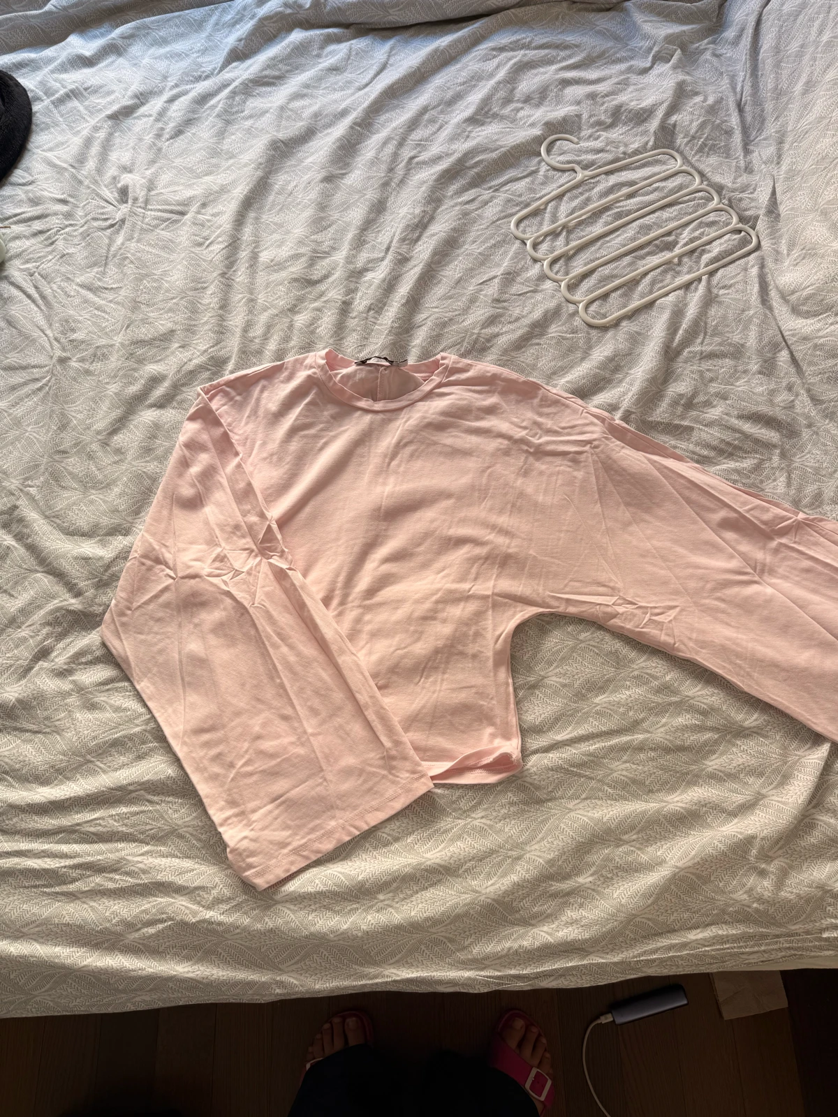 Nezno roze bluza