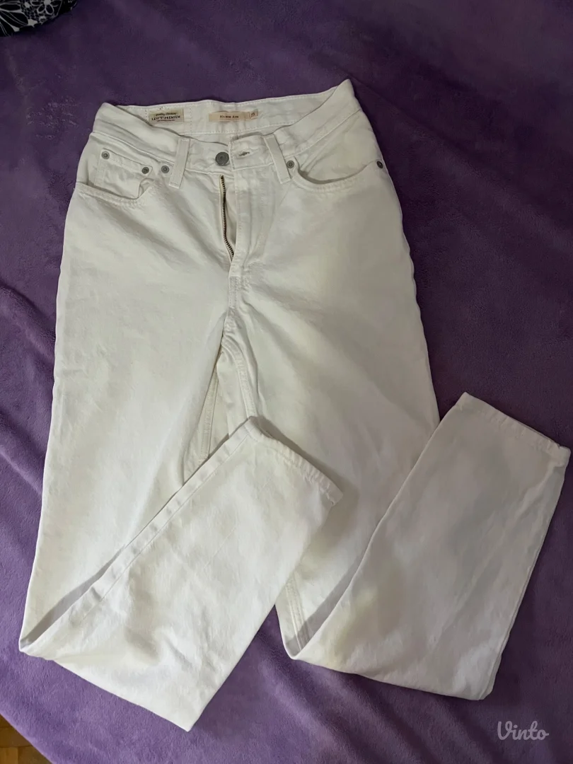 Levis zenske bele farmerice