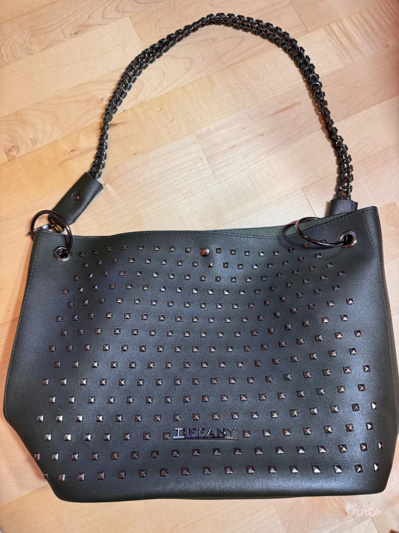 Tiffany maslinasta torba sa nitnama