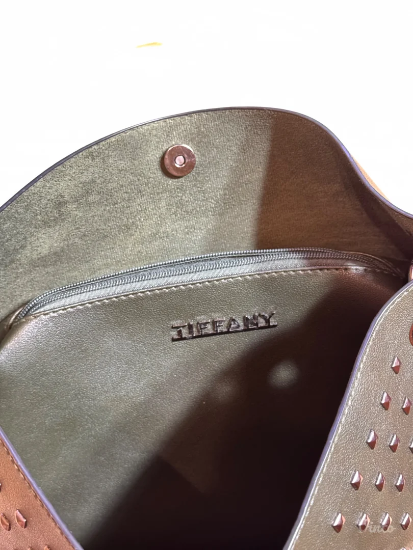 Tiffany maslinasta torba sa nitnama