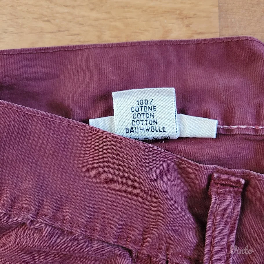 Replay bordo pantalone 100% pamuk