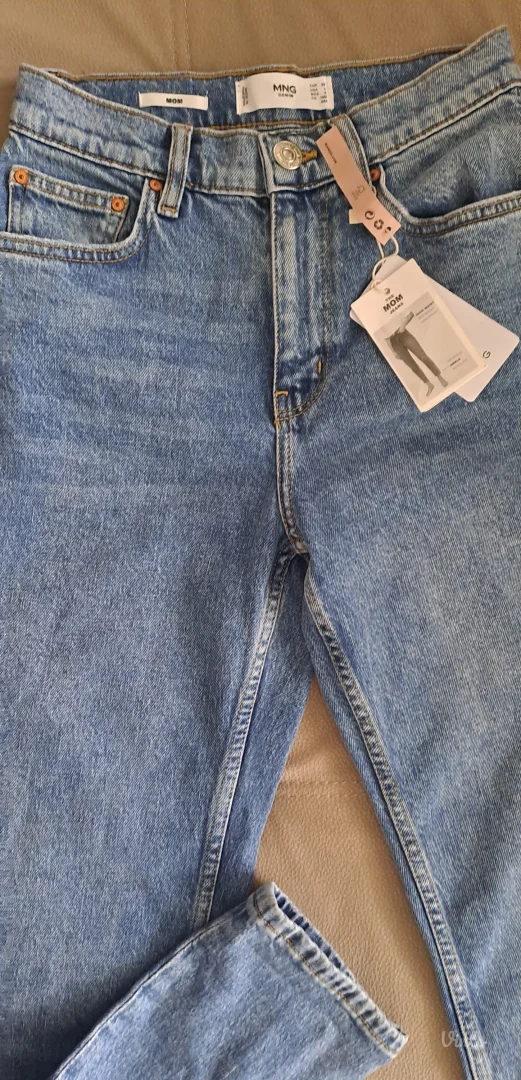 Mango mom comfort ankle farmerice, etiketa