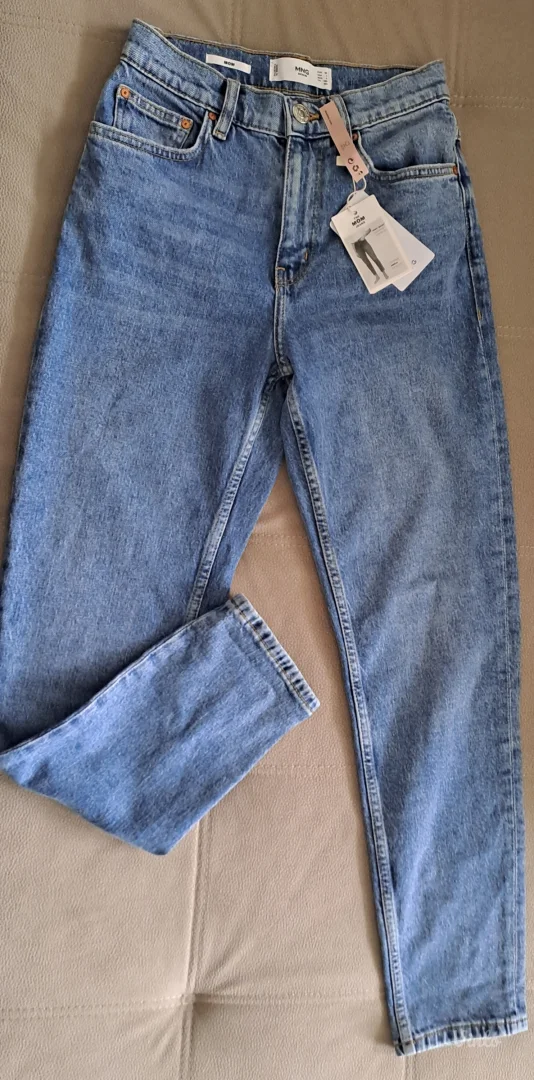 Mango mom comfort ankle farmerice, etiketa