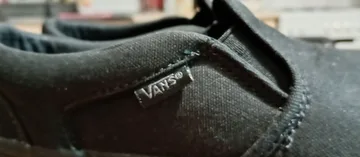 Vans Asher muške crne ležerne patike slip-on