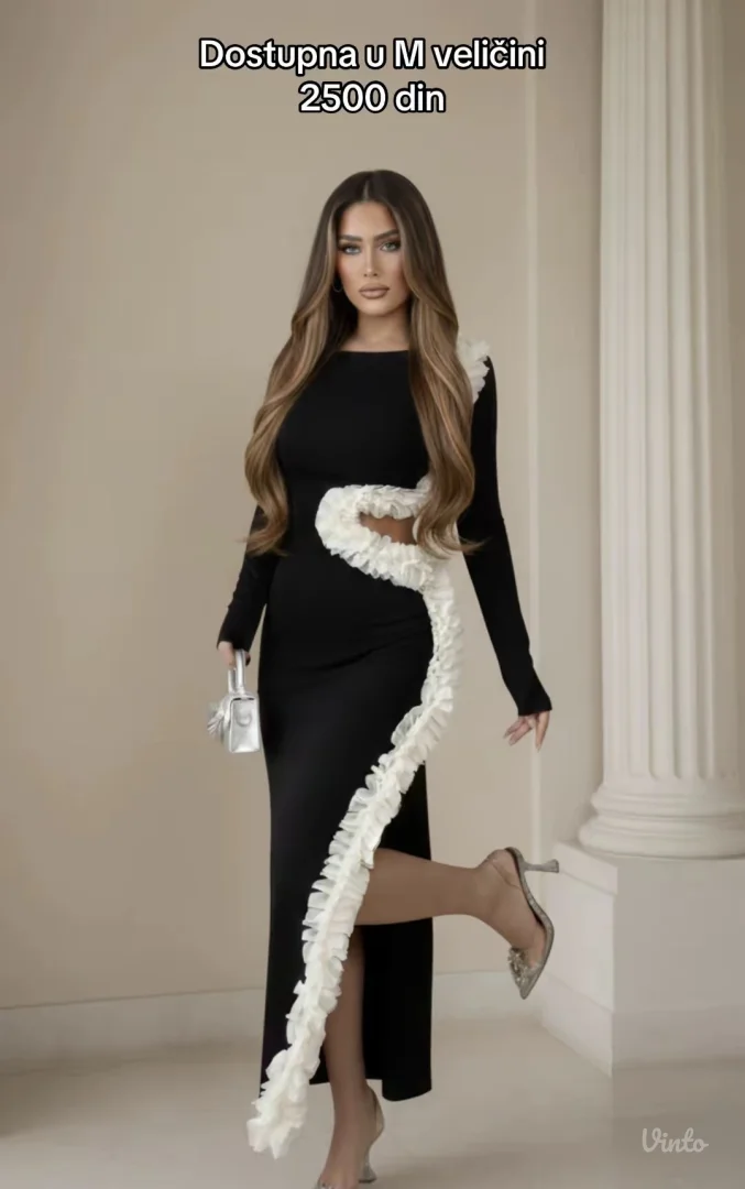 Crna haljina M velicina