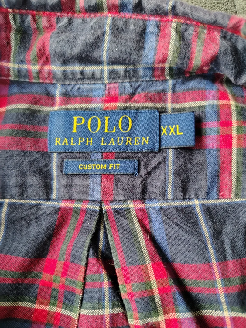 Polo Ralph Lauren karirana košulja — original, sa logom