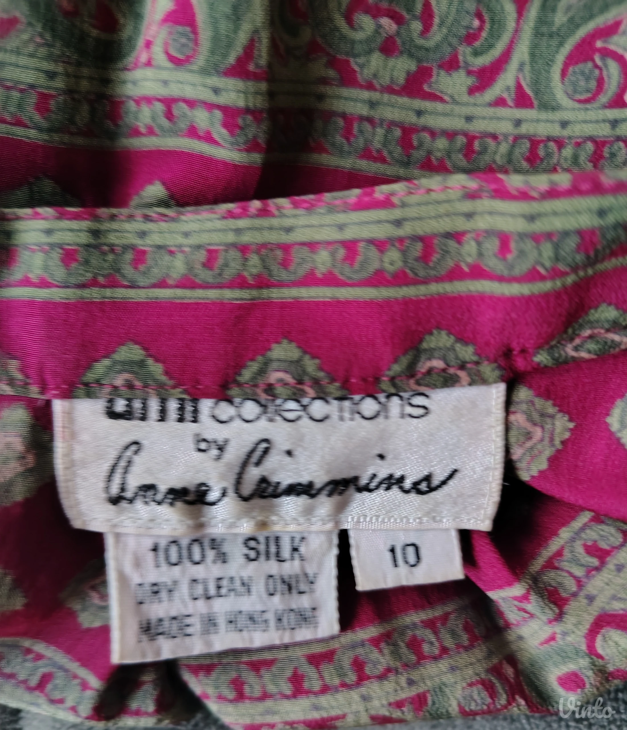 Anne Crimmins svilena boho suknja — vintage vibe