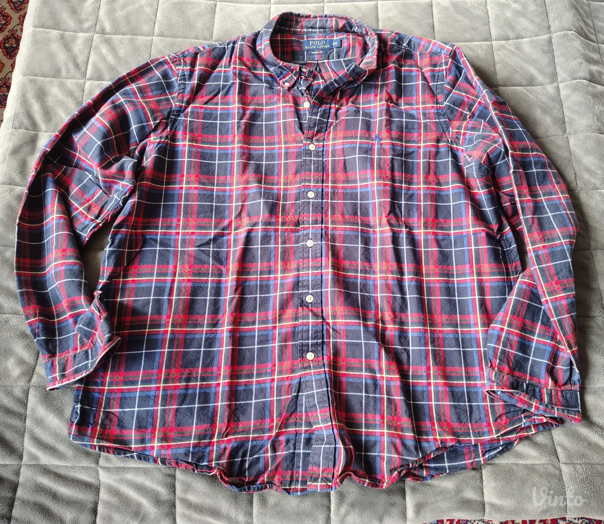 Polo Ralph Lauren karirana košulja — original, sa logom