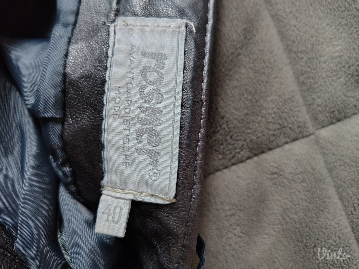 Rosner kožna suknja iz 80-ih – prava mekana koža