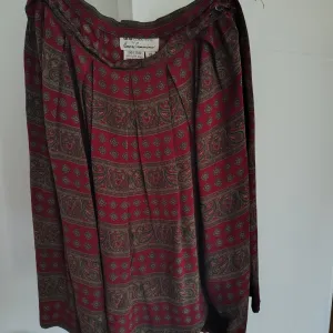 Anne Crimmins svilena boho suknja — vintage vibe