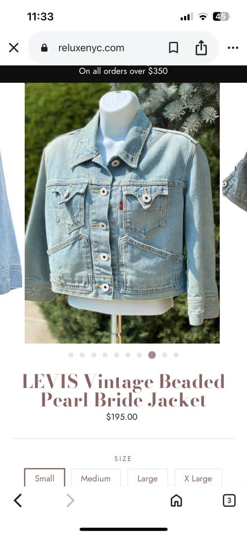 Levis Teksas Jakna