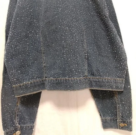 Zara denim jakna sa kamencicima M, etiketa