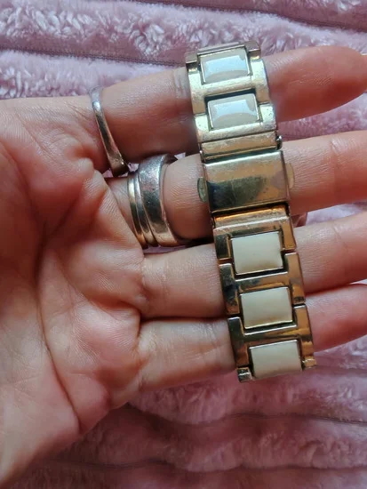 Juicy Couture stainless steel gold sat