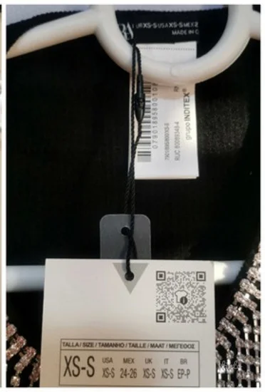 Novo Zara top sa ogrlicom dvobroj XS-S